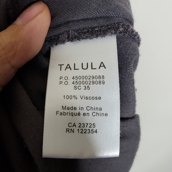 Aritzia Talula Los Feliz Gray Tie Waist Soft Jogger Pants - Picture 10 of 10